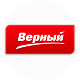 Логотип «ВЕРНЫЙ, Сеть магазинов»
