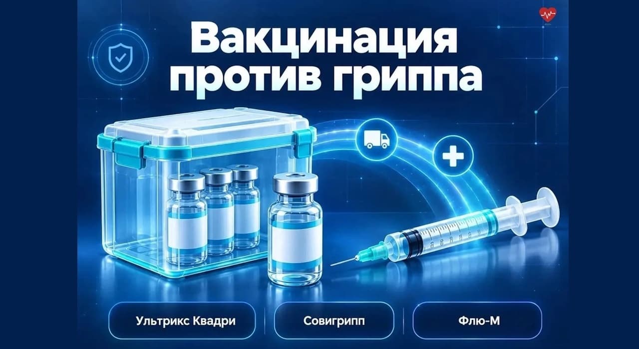 В Калужскую область поступило почти 153 тысячи доз вакцины от гриппа
