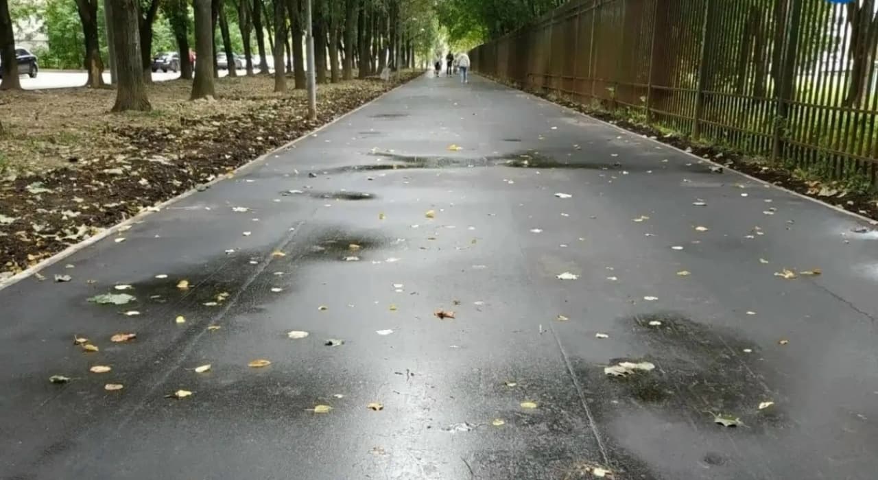 В Обнинске отремонтировали тротуар на улице Звёздной