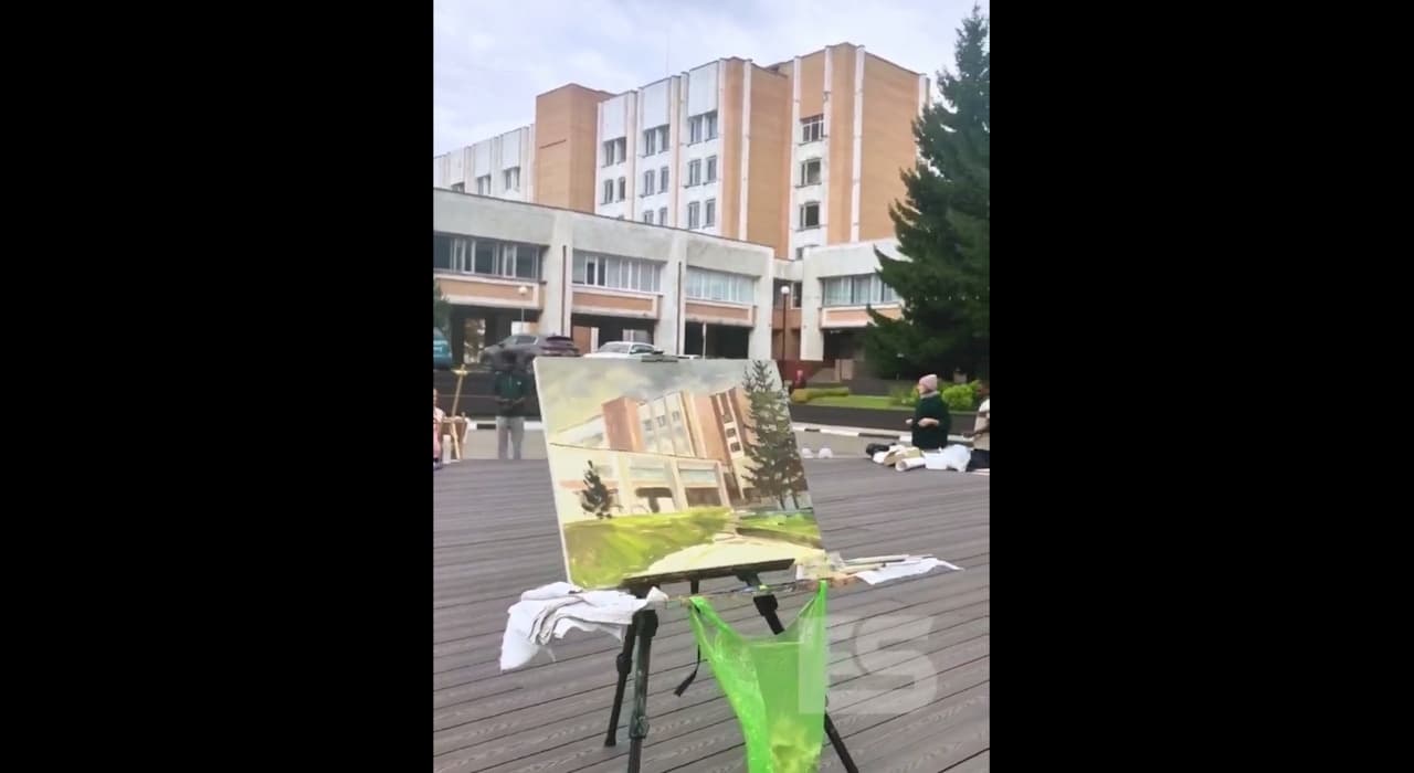 В ИАТЭ прошёл необычный пленэр