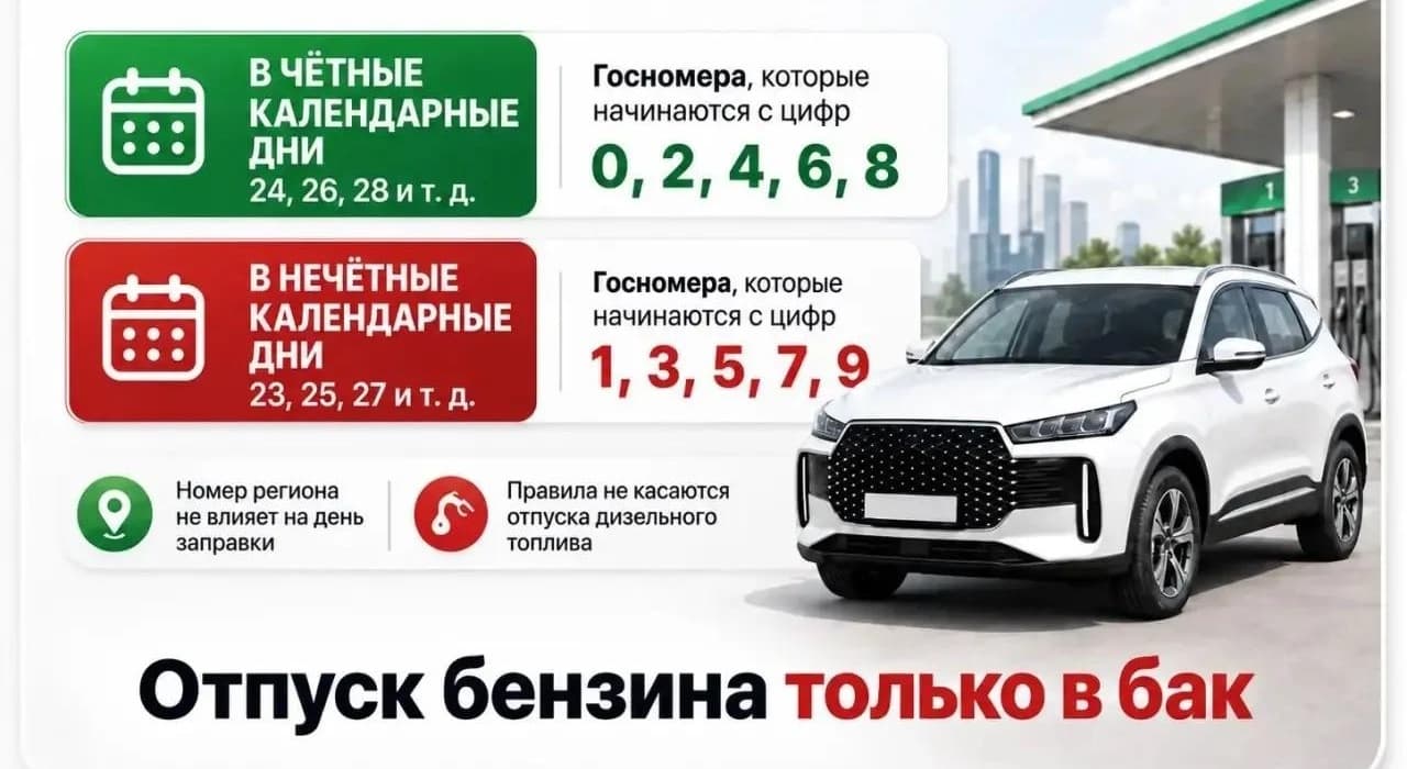 Чёт/нечёт возвращается на АЗС Калужской области уже завтра